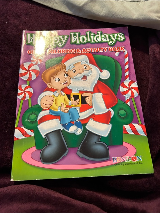 Other - Happy Holidays Coloring & Activity Book - Purple Cover